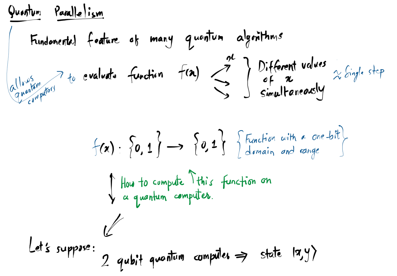 Quantum Parallelism - Computing Notes